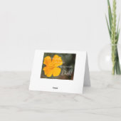 Dachte gerade an mein Lieblingsmensch: Dich! Karte (Rückseite)