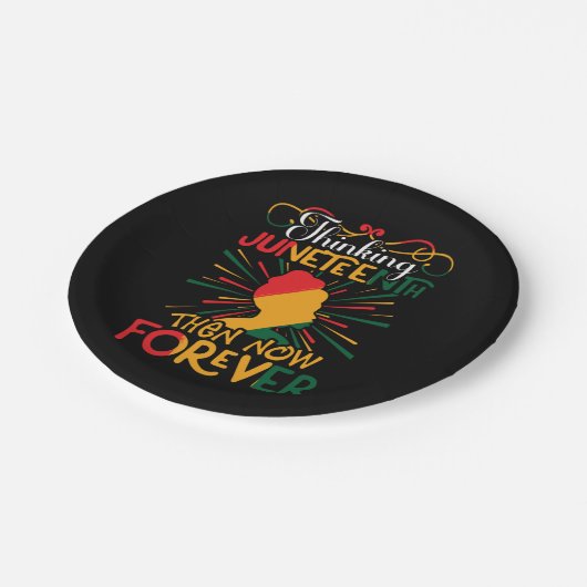 dachten Juni damals ewig Pappteller (Schrägansicht)