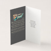 Dachten Sie, dass Sie geklappte Karte beten? (Innenseite)