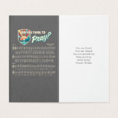 Dachten Sie, dass Sie geklappte Karte beten? (Innenseite Aufgefaltet)