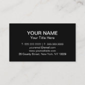 Dachüberdachung Visitenkarte (Rückseite)