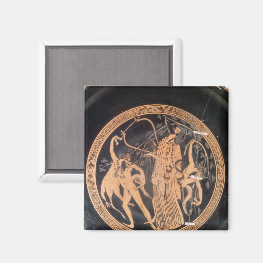 Dachvase Magnet (Vorderseite/Rückseite)