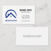Dachwohnung | Real Anwesen Agent Business Card Visitenkarte (Vorne/Hinten)