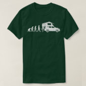 Dachzelt-Evolution Geschenk für Camper mit Dach t T-Shirt (Design vorne)