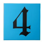 Dachziegel 2 fliese<br><div class="desc">Gotische Hausnummer Fliesen.</div>