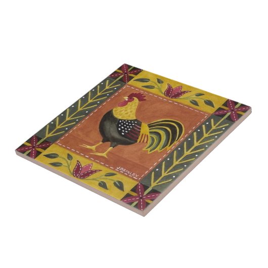 Dachziegel - Bauernhofroster Fliese (Seite)