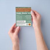 Dachziegel, Dachziegel, Dachdecker-Werbung Flyer (Gruppe)