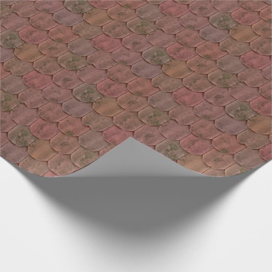 dachziegel geschenkpapier (Ecke)