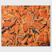 Dachziegel, rote Dachpaneele Geschenkpapier (Flach)