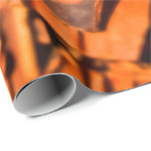 Dachziegel, rote Dachpaneele Geschenkpapier (Rolleneckpunkt)