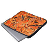 Dachziegel, rote Dachpaneele Laptopschutzhülle (Vorne Knopf)