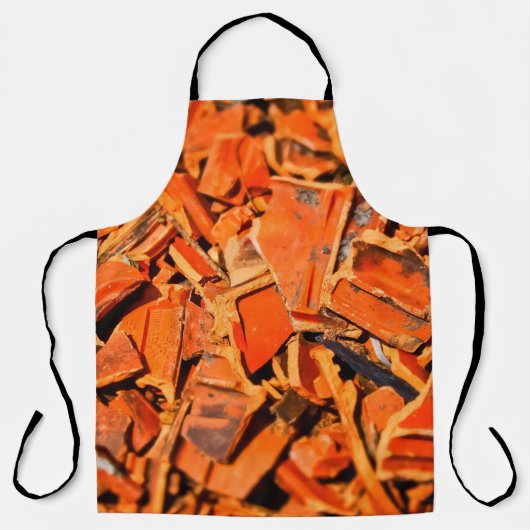 Dachziegel, rote Dachpaneele Schürze (Vorderseite)