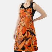 Dachziegel, rote Dachpaneele Schürze (InSitu)