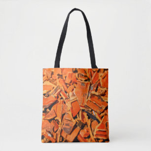 Dachziegel, rote Dachpaneele Tasche