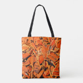Dachziegel, rote Dachpaneele Tasche (Rückseite)
