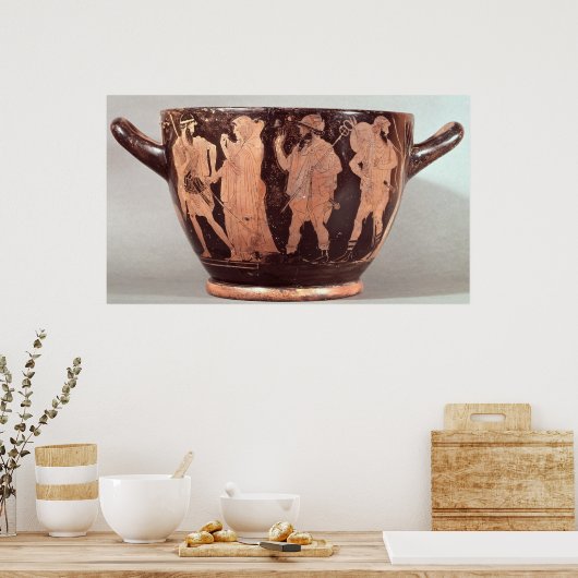 Dachzieh-Skyphos Poster (Küche)