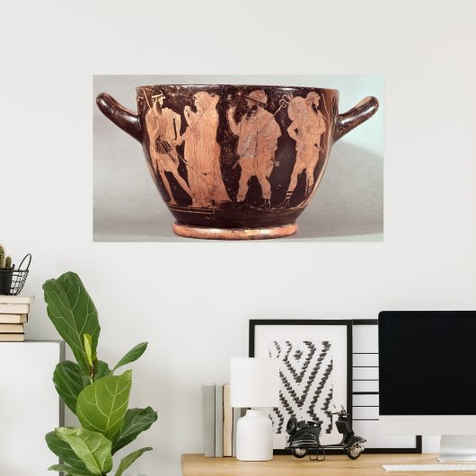 Dachzieh-Skyphos Poster (Heimbüro)