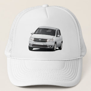 Dacia Sandero - Illustration - Blau Truckerkappe