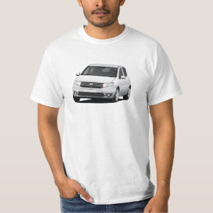 Dacia Sandero Illustration - silbernes Grau T-Shirt