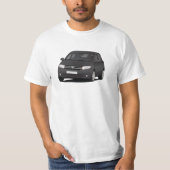 Dacia Sandero - Schwarzes T-Shirt (Vorderseite)