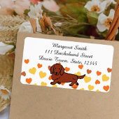 DACKEL 1 ADRESSAUFKLEBER