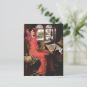 Dackel 1 - Lady of Shalotte Postkarte (Stehend Vorderseite)