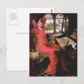 Dackel 1 - Lady of Shalotte Postkarte (Vorne/Hinten)