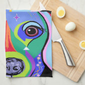 Dackel 2 handtuch (Viertel Falte)