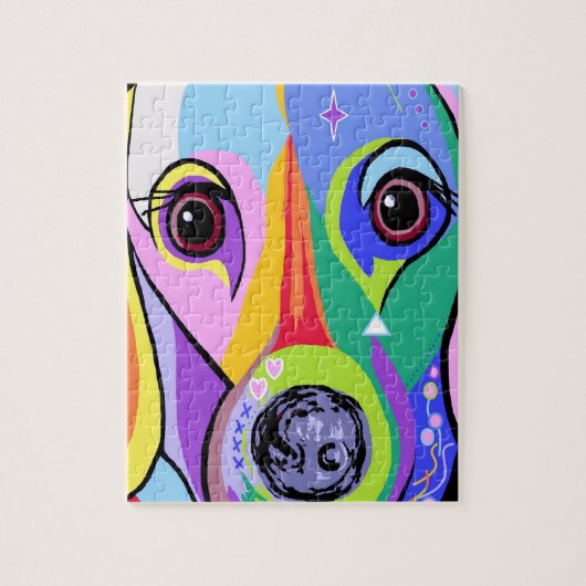 Dackel 2 puzzle (Vertikal)