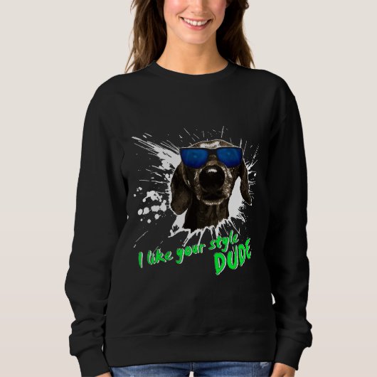 Dackel 331 sweatshirt (Vorderseite)