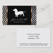 DACKEL 3 | Dog Groomer Visitenkarte (Vorne/Hinten)