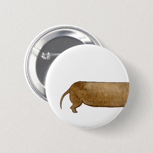 Dackel Abzeichen Button (Vorne & Hinten)