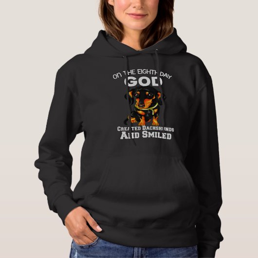 Dackel Achte Hoodie (Vorderseite)