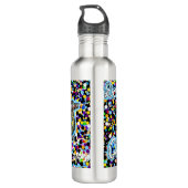 Dackel Adoptiere kein Glas Edelstahlflasche (Rückseite)