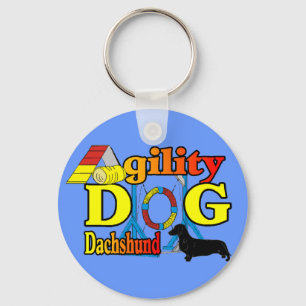 Dackel_Agility Geschenke Schlüsselanhänger