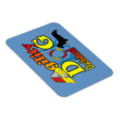 Dackel_Agility Magnet (Rechte Seite)