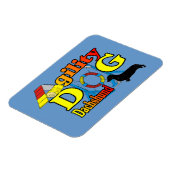 Dackel_Agility Magnet (Linke Seite)