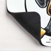 Dackel alles über mich mousepad (Ecke)