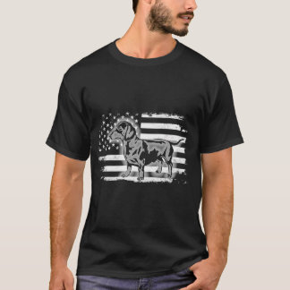 Dackel American Flag Cool USA Patriotic Dog Lov T-Shirt