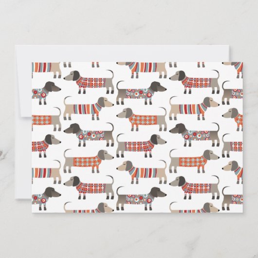 Dackel Änderung der Anschrift Ankündigung (Rückseite)