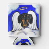 Dackel Angel Dosenkühler (Vorderseite)