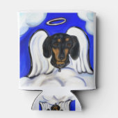 Dackel Angel Dosenkühler (Rückseite)