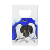 Dackel Angel Geldbeutel Flaschenöffner (Rückseite)