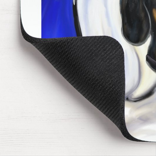 Dackel Angel Mousepad (Ecke)