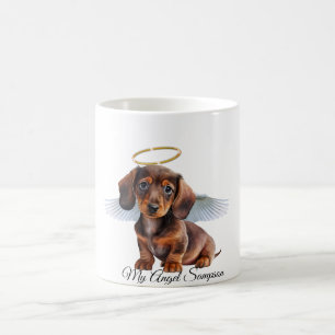 Dackel Angel Puppy Coffee Tasse