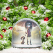 Dackel Anime Schneekugeln (Weihnachten)