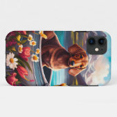 Dackel auf dem Paddle: Ein Landschaftliches Abente Case-Mate iPhone Hülle (Rückseite (Horizontal))