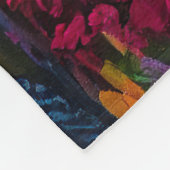 Dackel auf dem Paddle: Ein Landschaftliches Abente Fleecedecke (Ecke)