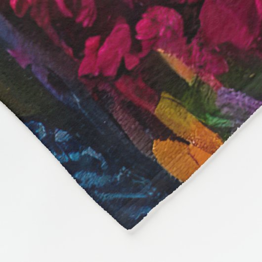 Dackel auf dem Paddle: Ein Landschaftliches Abente Fleecedecke (Ecke)