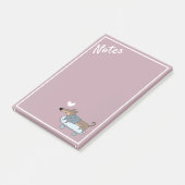 Dackel auf Skateboard - Post-It-Notes Post-it Klebezettel (angewinkelt)